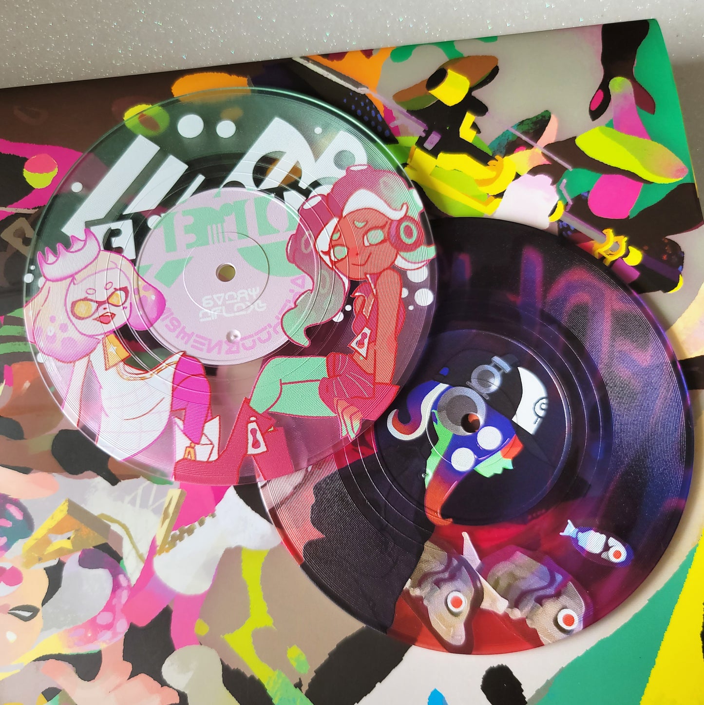 Splat 3 Translucent CD Coasters | Off the Hook / Dedf1sh