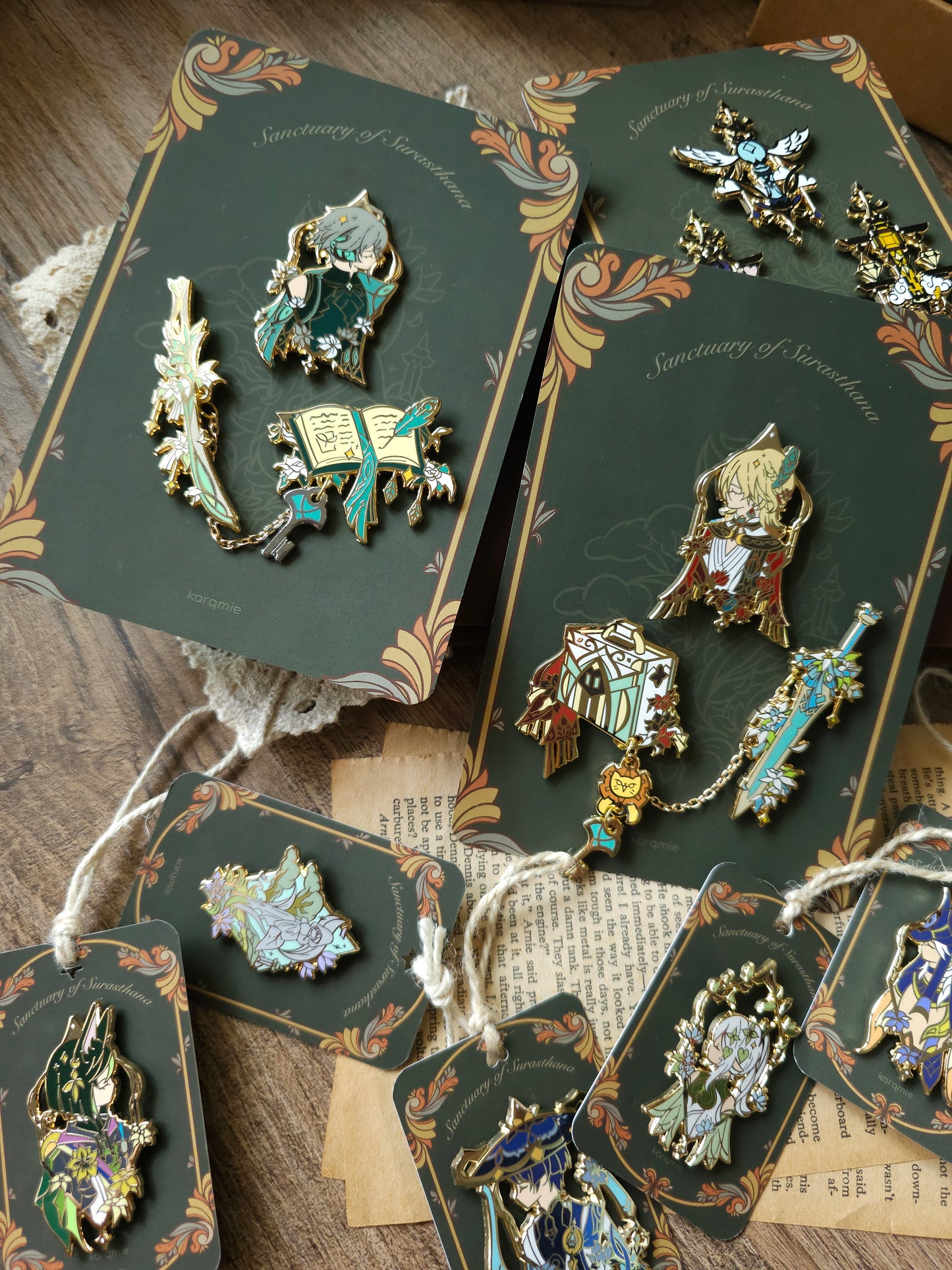 Genshin Impact Sanctuary of Surasthana Enamel Pins | Sumeru