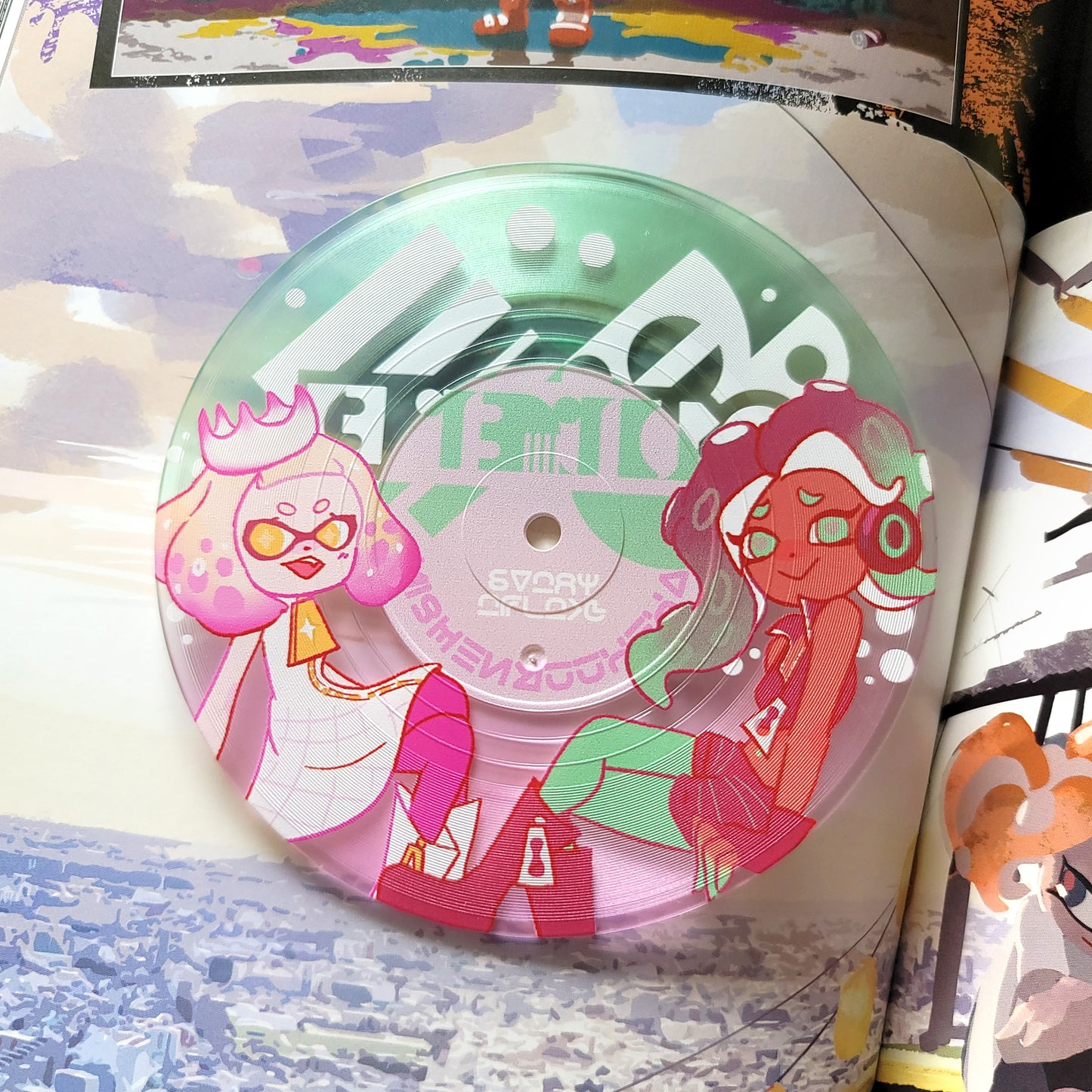 Splat 3 Translucent CD Coasters | Off the Hook / Dedf1sh