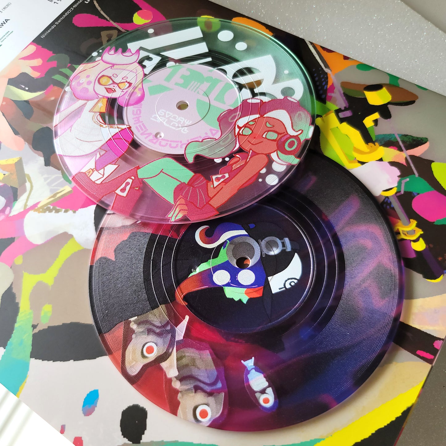 Splat 3 Translucent CD Coasters | Off the Hook / Dedf1sh