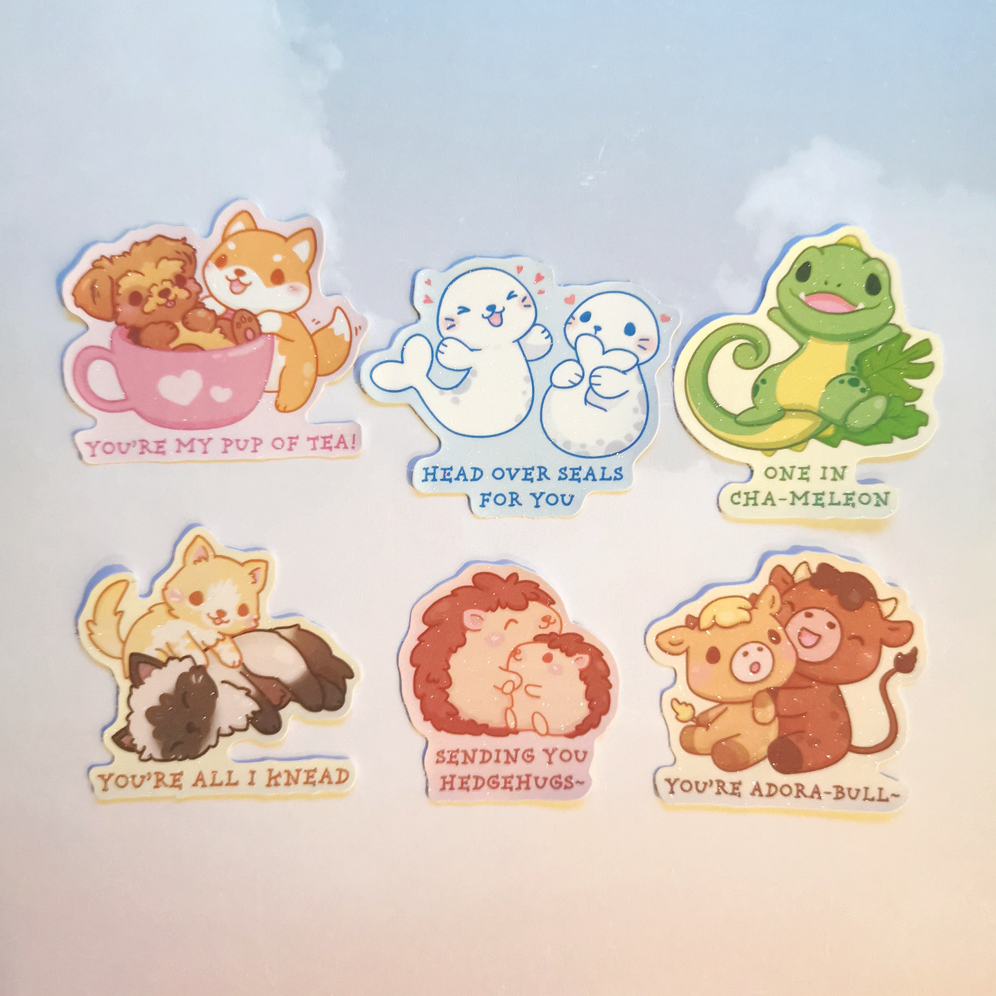 You're Un-Frog-gettable Glitter Sticker