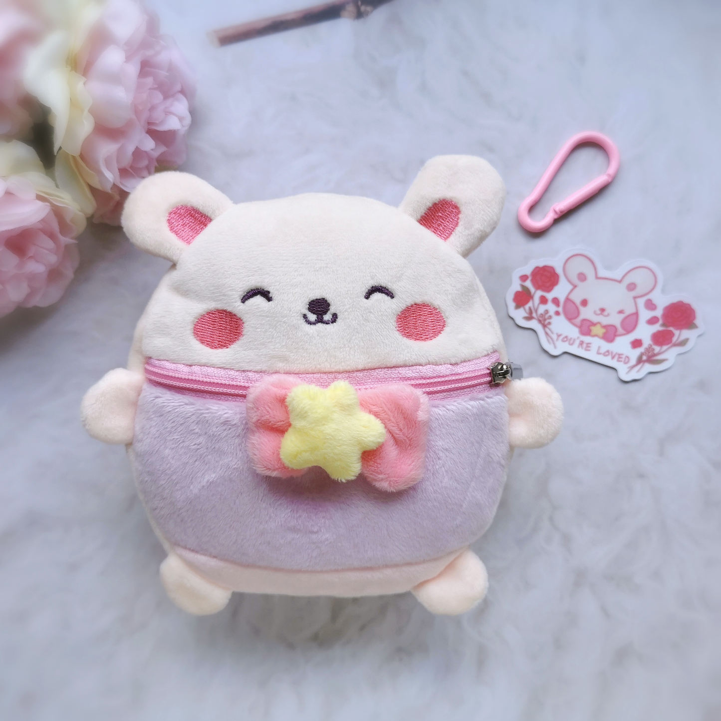 Bear & Bunny Plush Pouches