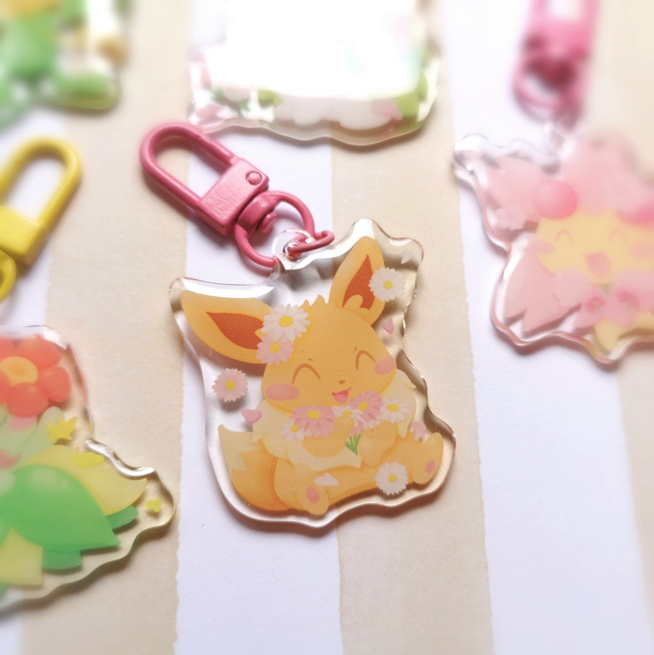 Spring Pokemon Acrylic Charms A