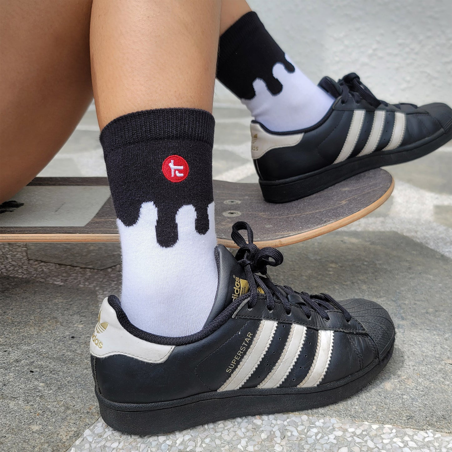 Ink Drip Socks