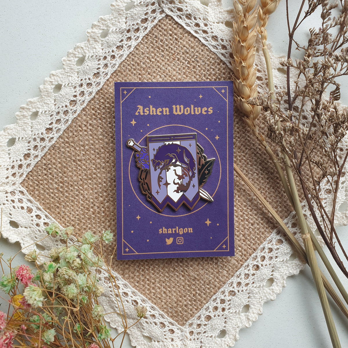 Three Houses House Badge Enamel Pins