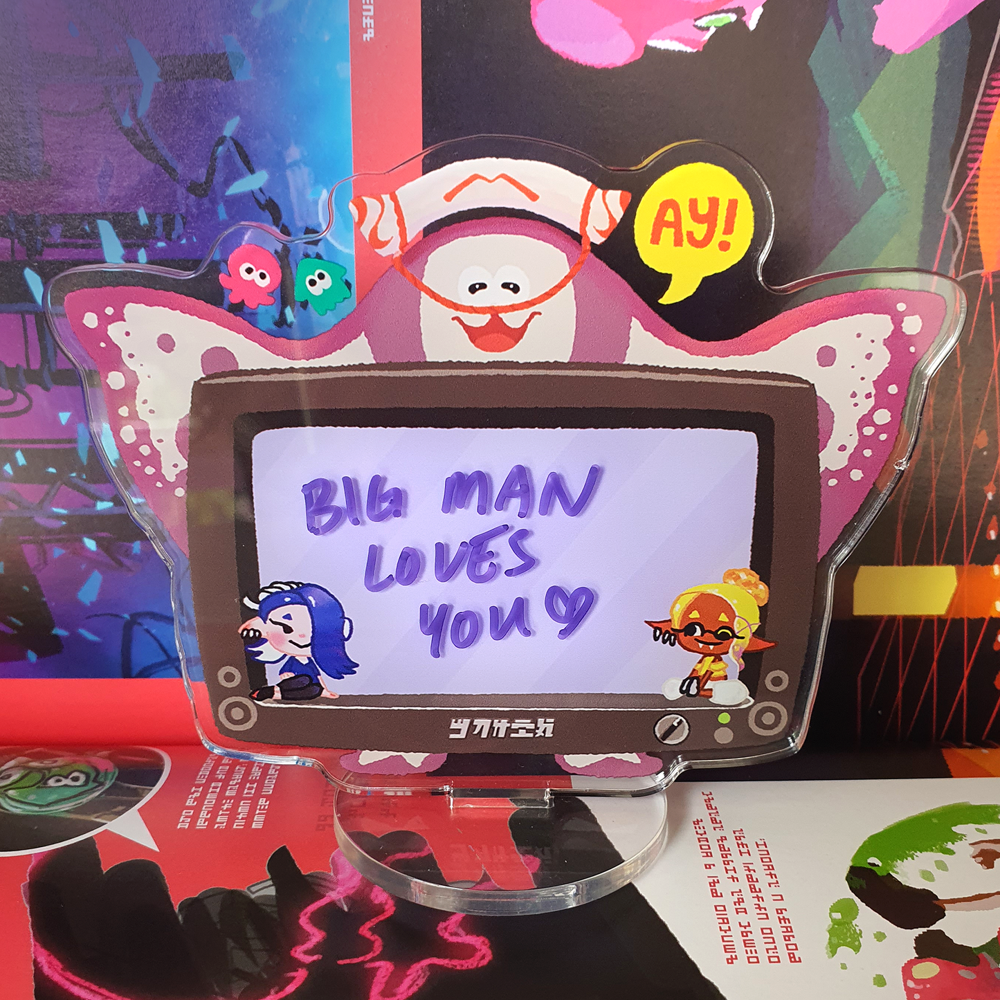 Splatoon 3 Deep Cut Splatcast Acrylic Standee