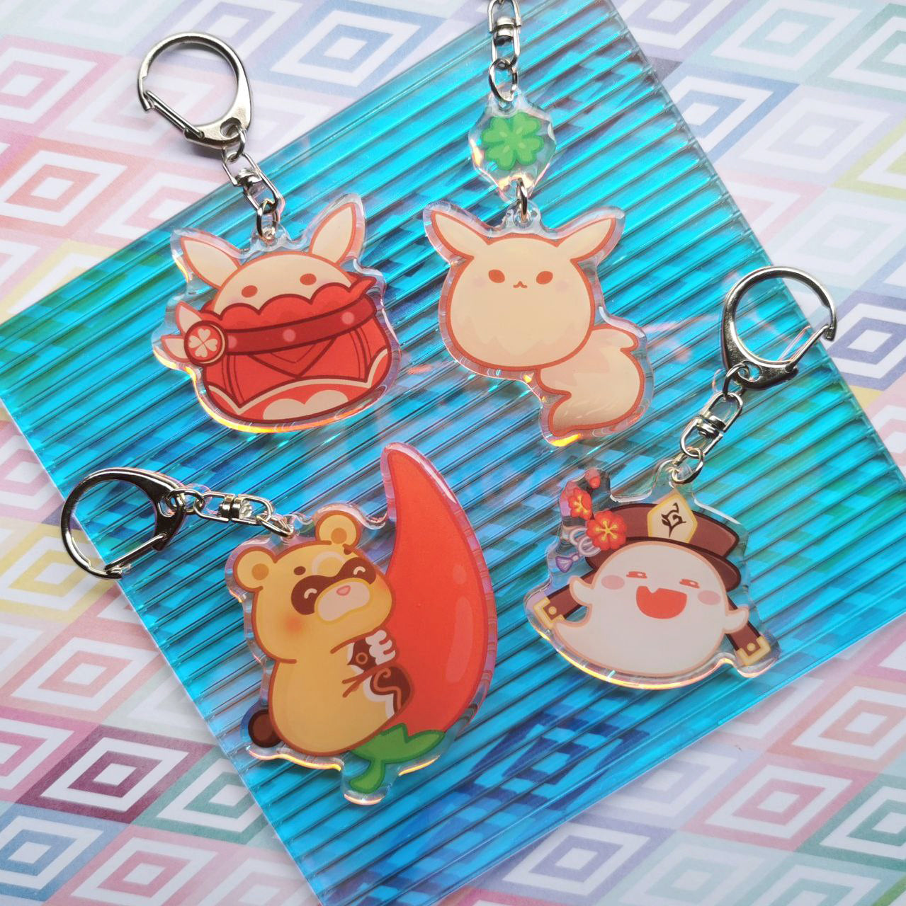 Genshin Acrylic Charms