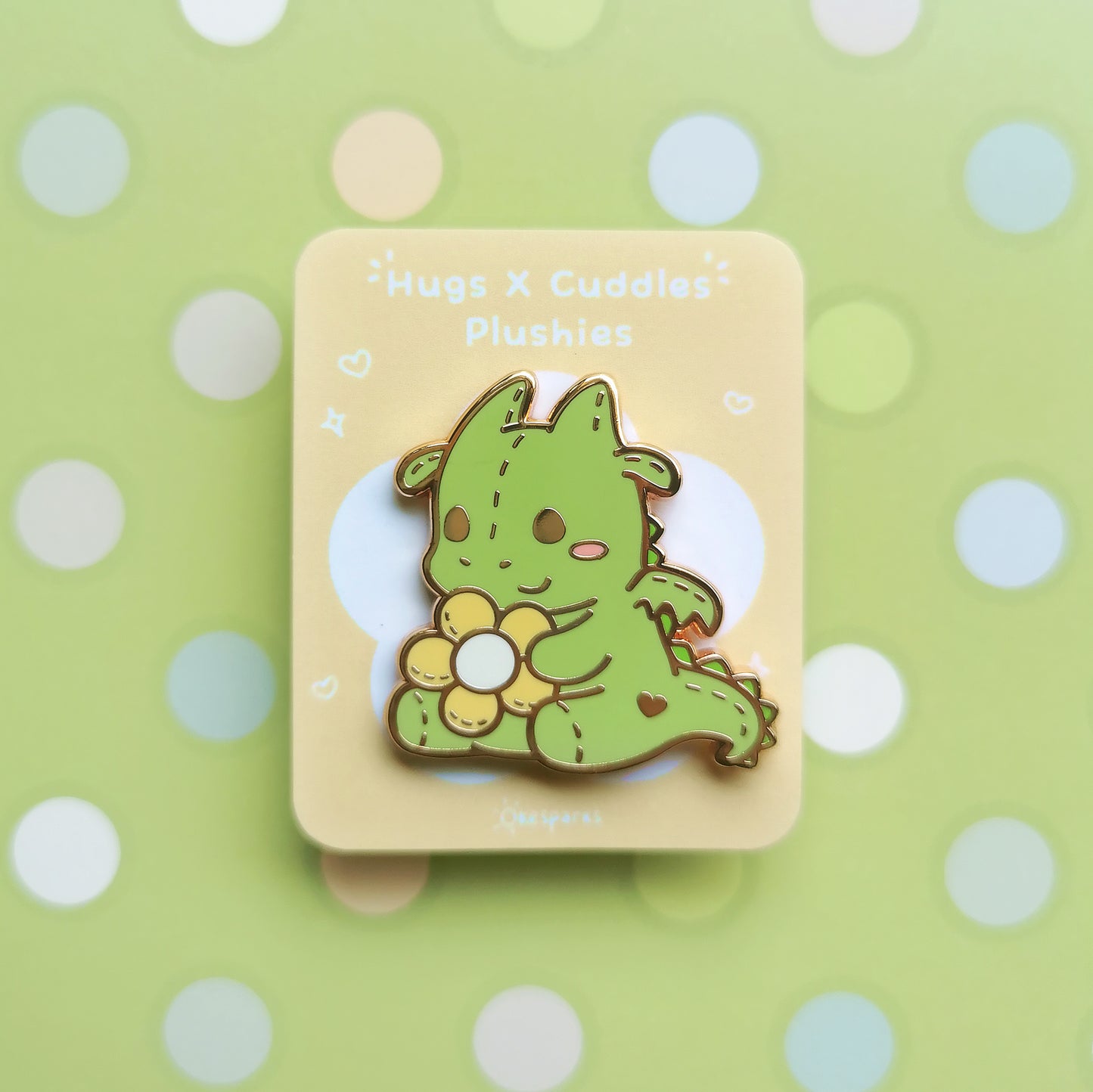 Hugs X Cuddles Plushie Enamel Pins