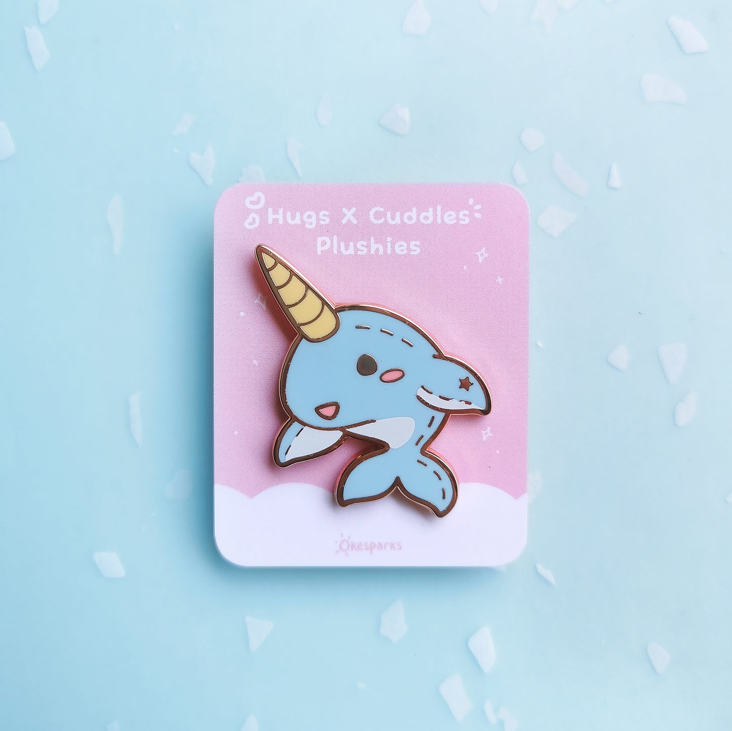 Hugs X Cuddles Plushie Enamel Pins