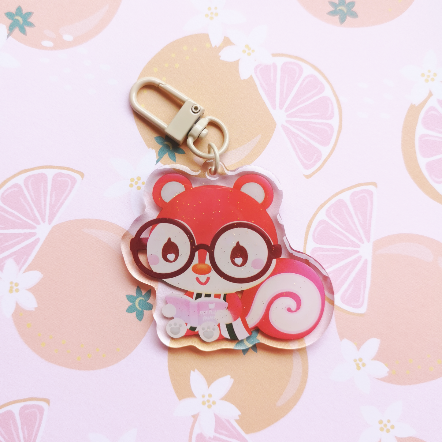 Animal Crossing | Poppy Me Time Glitter Epoxy Acrylic Charm