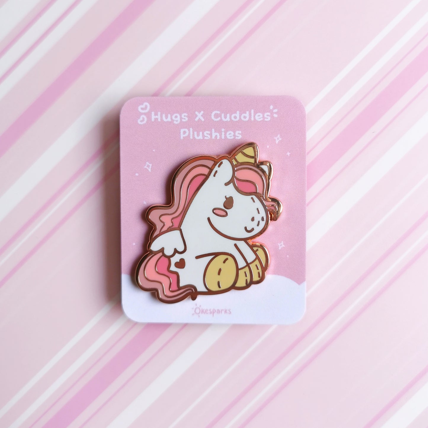 Hugs X Cuddles Plushie Enamel Pins