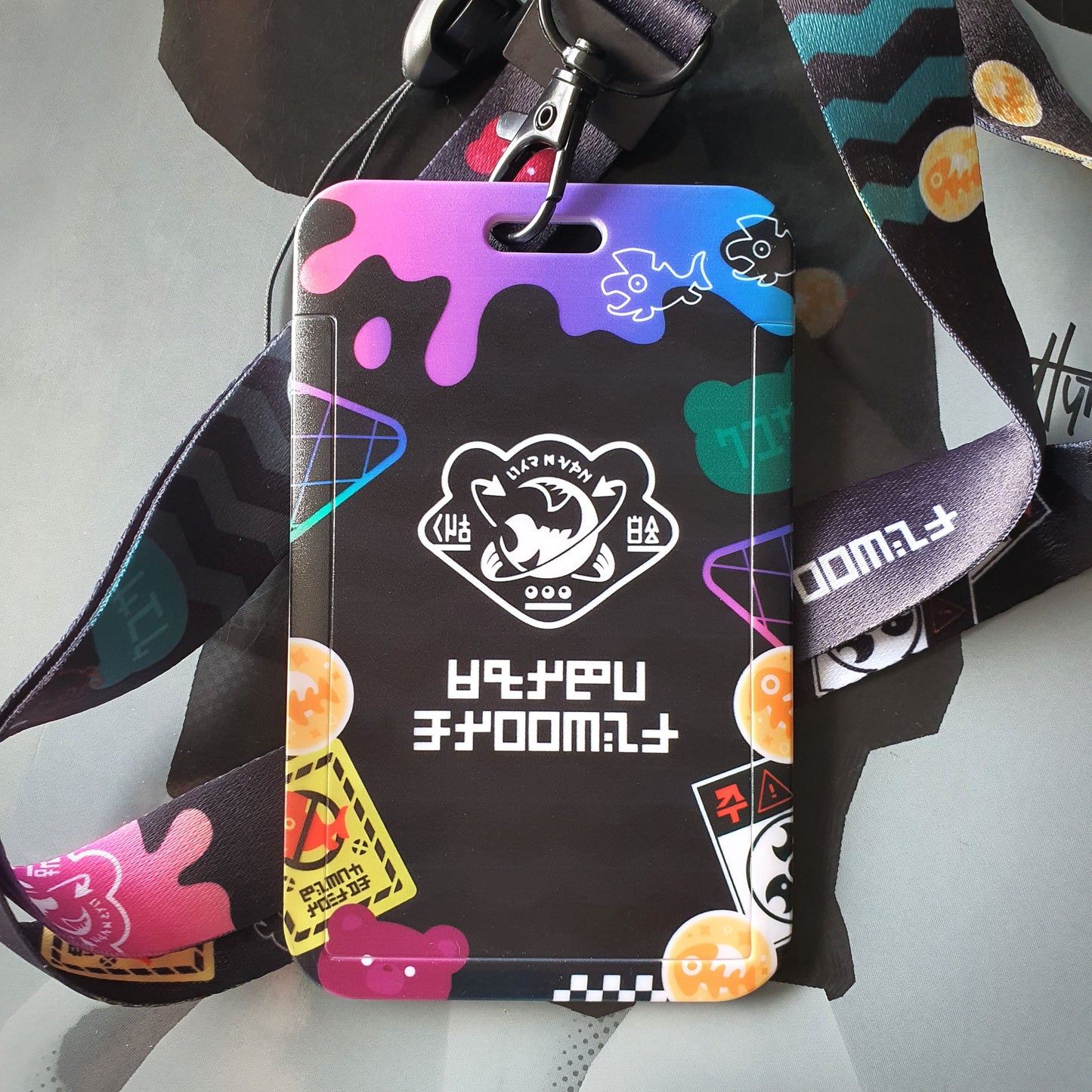 Grizzco Card Holder & Enamel Pin