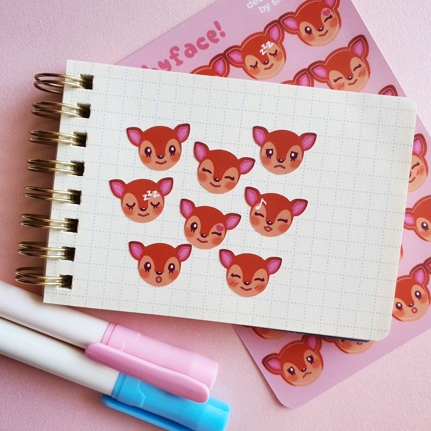 Animal Crossing Babyface Mini Deco Sticker Sheet | Series 1