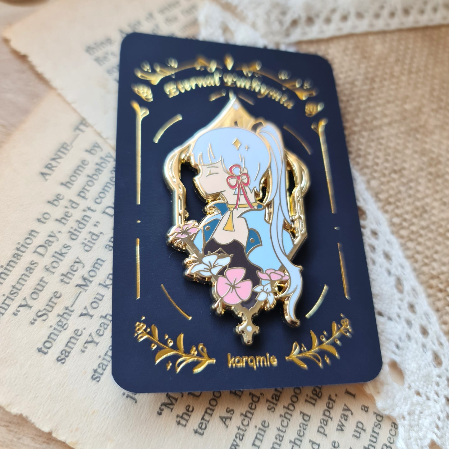 Eternal Euthymia | Genshin Impact Ayato Thoma Ayaka Enamel Pin