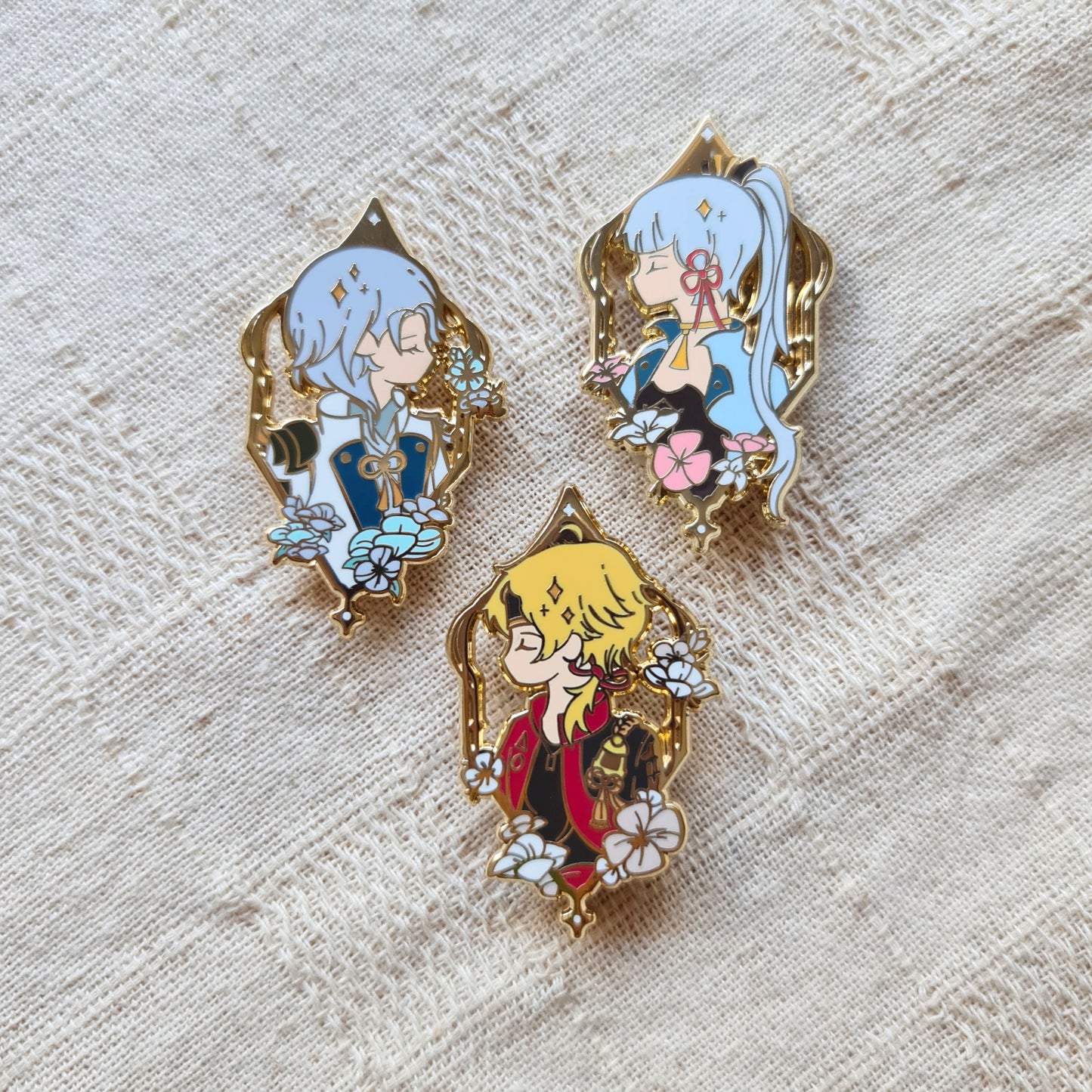 Eternal Euthymia | Genshin Impact Ayato Thoma Ayaka Enamel Pin