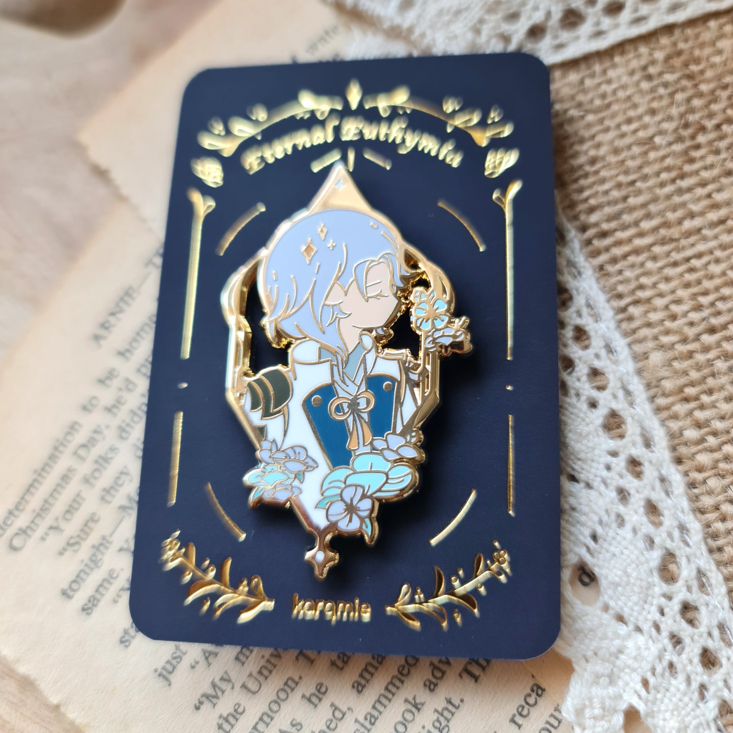 Eternal Euthymia | Genshin Impact Ayato Thoma Ayaka Enamel Pin