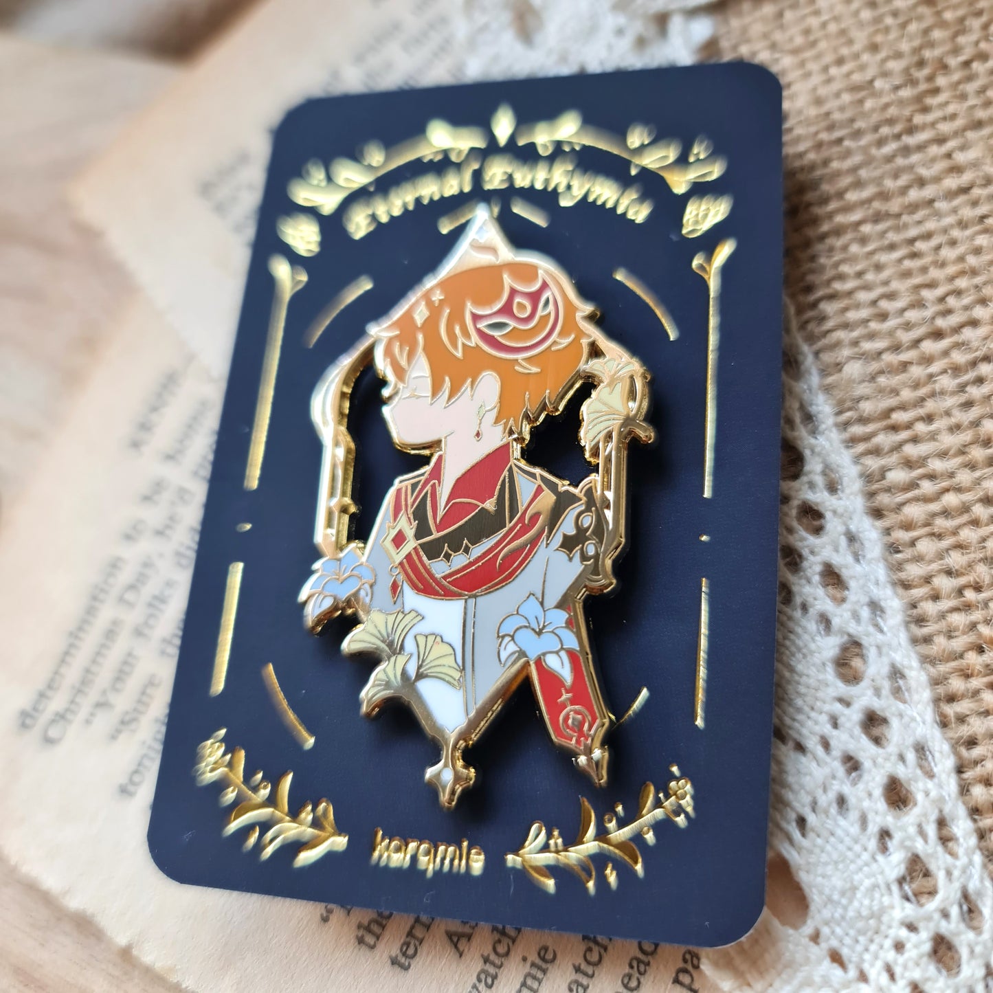 Eternal Euthymia | Genshin Impact Zhongli Childe Enamel Pin