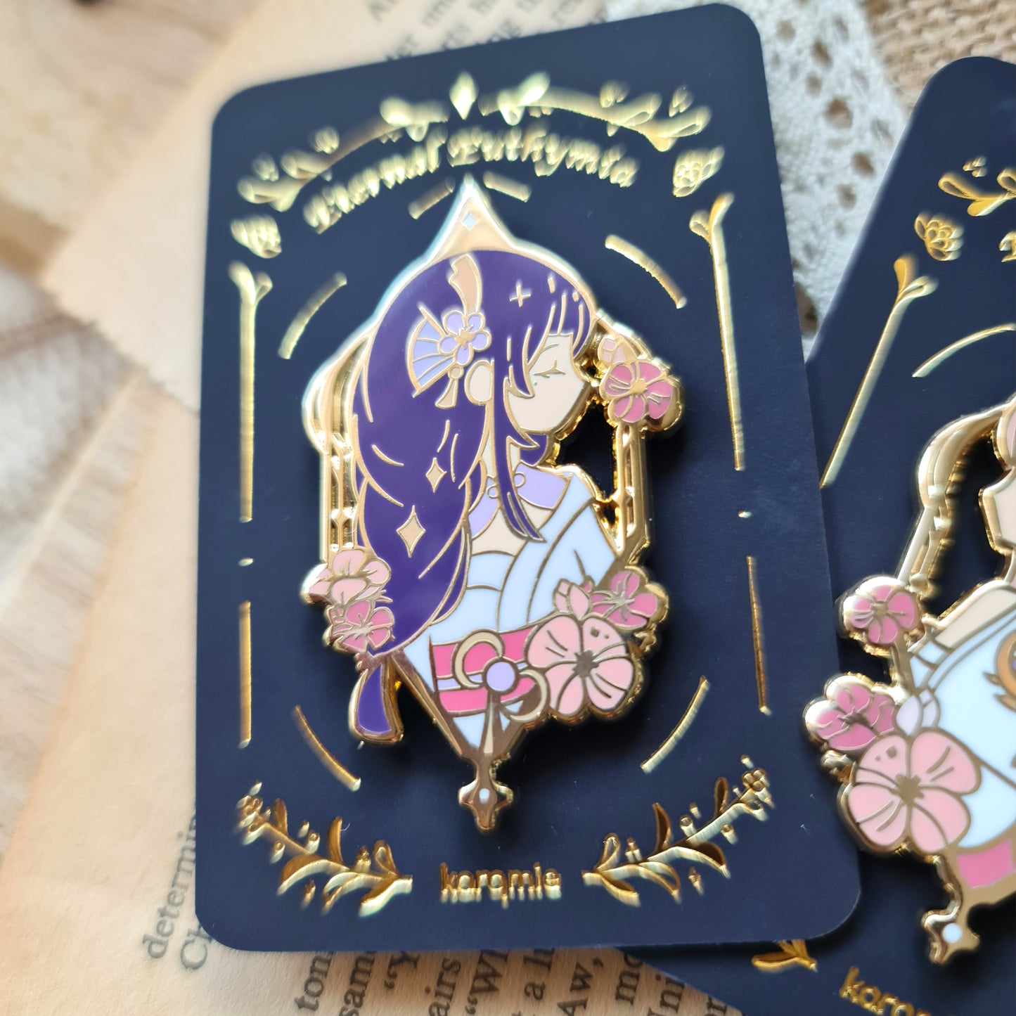 Eternal Euthymia | Genshin Impact Raiden Shogun Yae Miko Enamel Pin