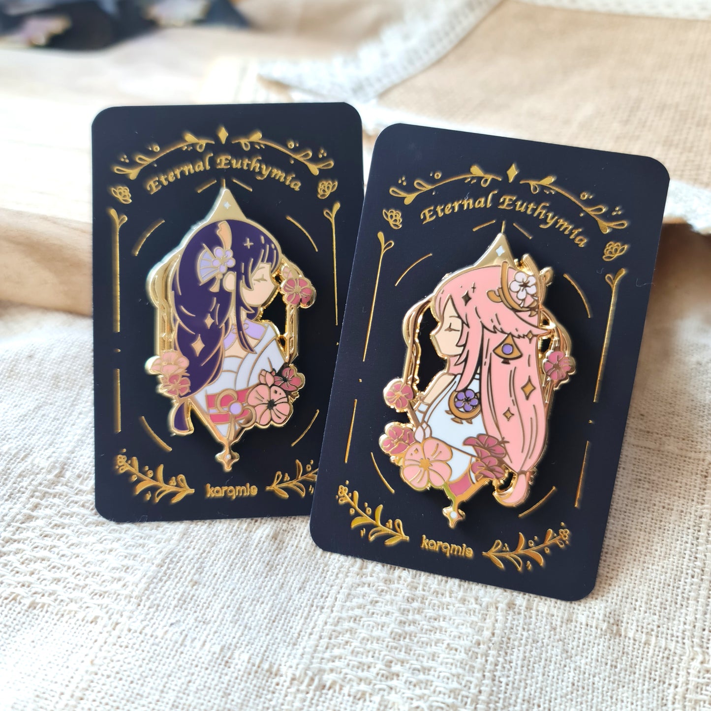 Eternal Euthymia | Genshin Impact Raiden Shogun Yae Miko Enamel Pin