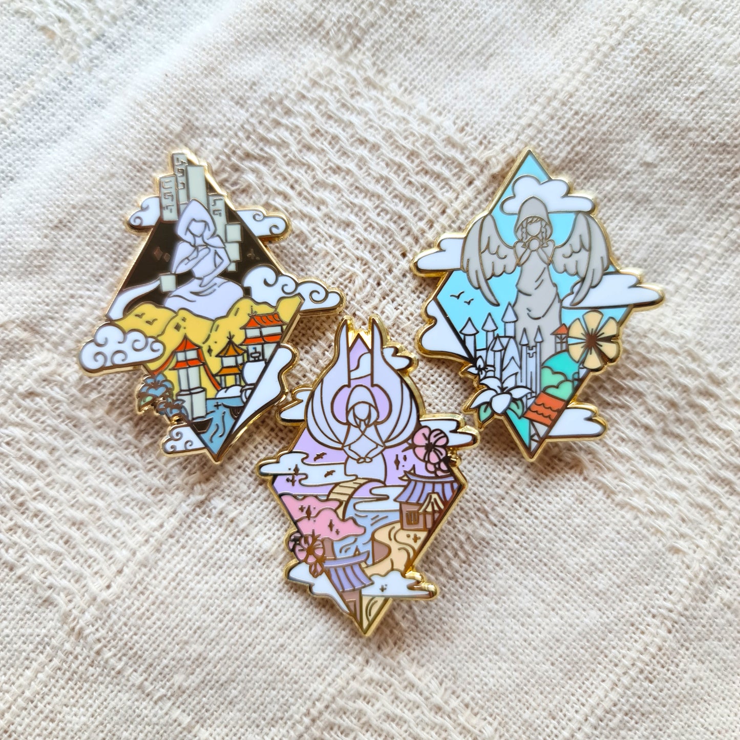 Eternal Euthymia | Genshin Impact Locations Inazuma Liyue Mondstadt Enamel Pin