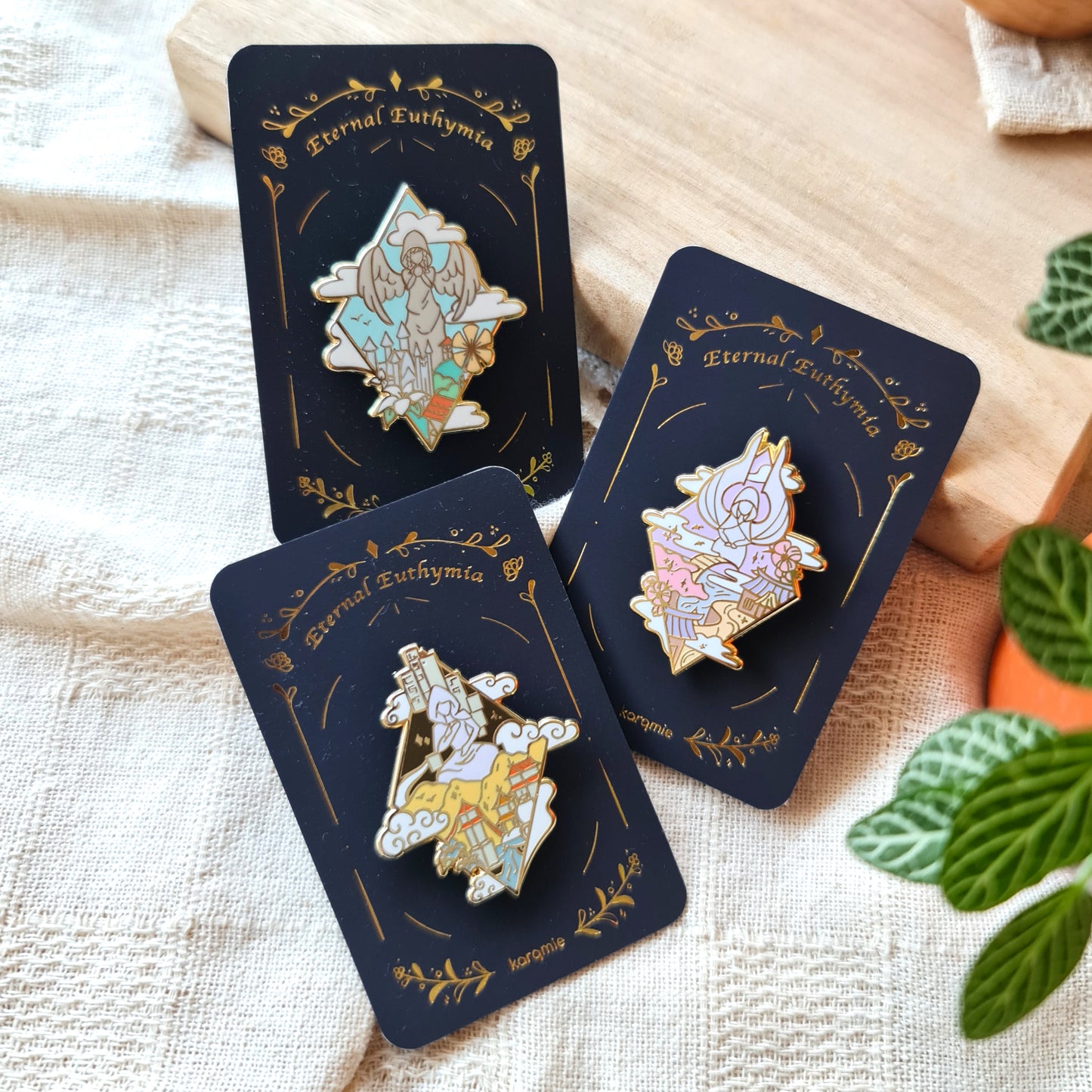 Eternal Euthymia | Genshin Impact Locations Inazuma Liyue Mondstadt Enamel Pin