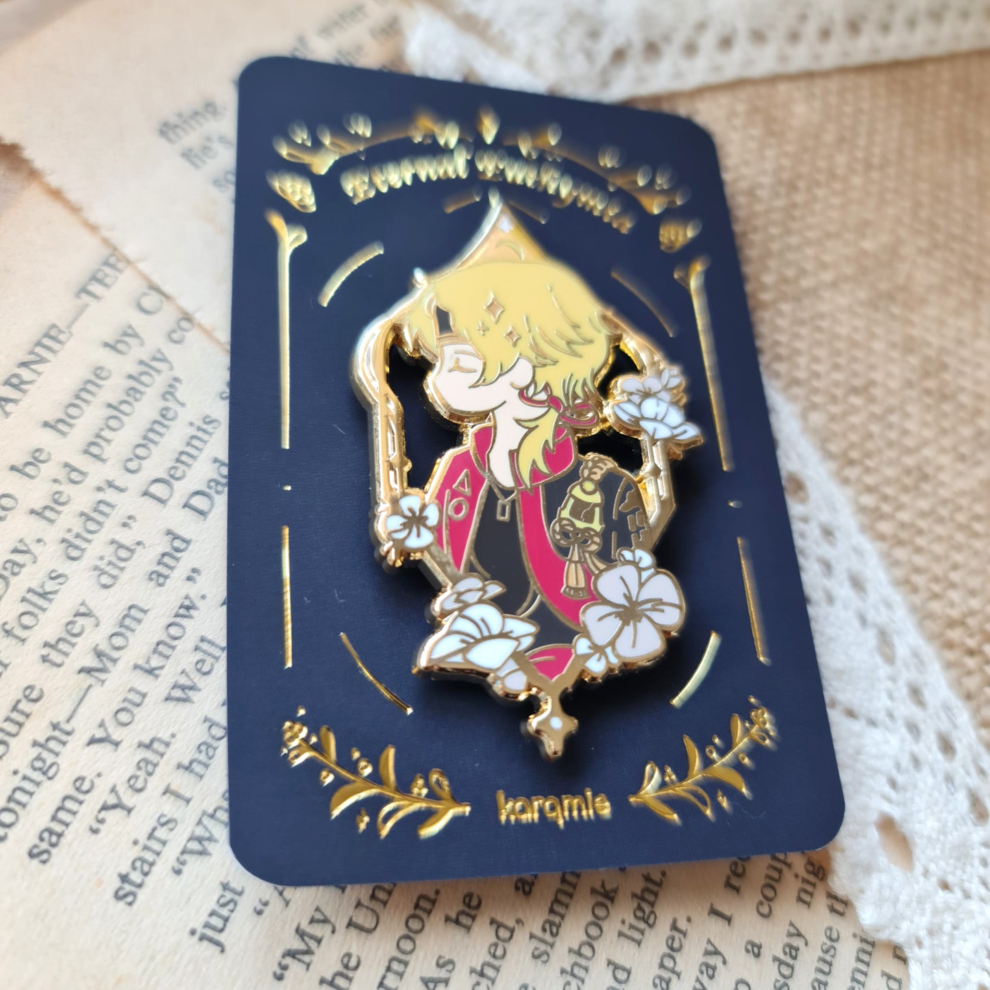 Eternal Euthymia | Genshin Impact Ayato Thoma Ayaka Enamel Pin