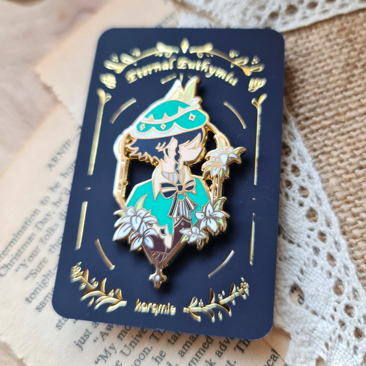 Eternal Euthymia | Genshin Impact Kazuha Xiao Venti Enamel Pin
