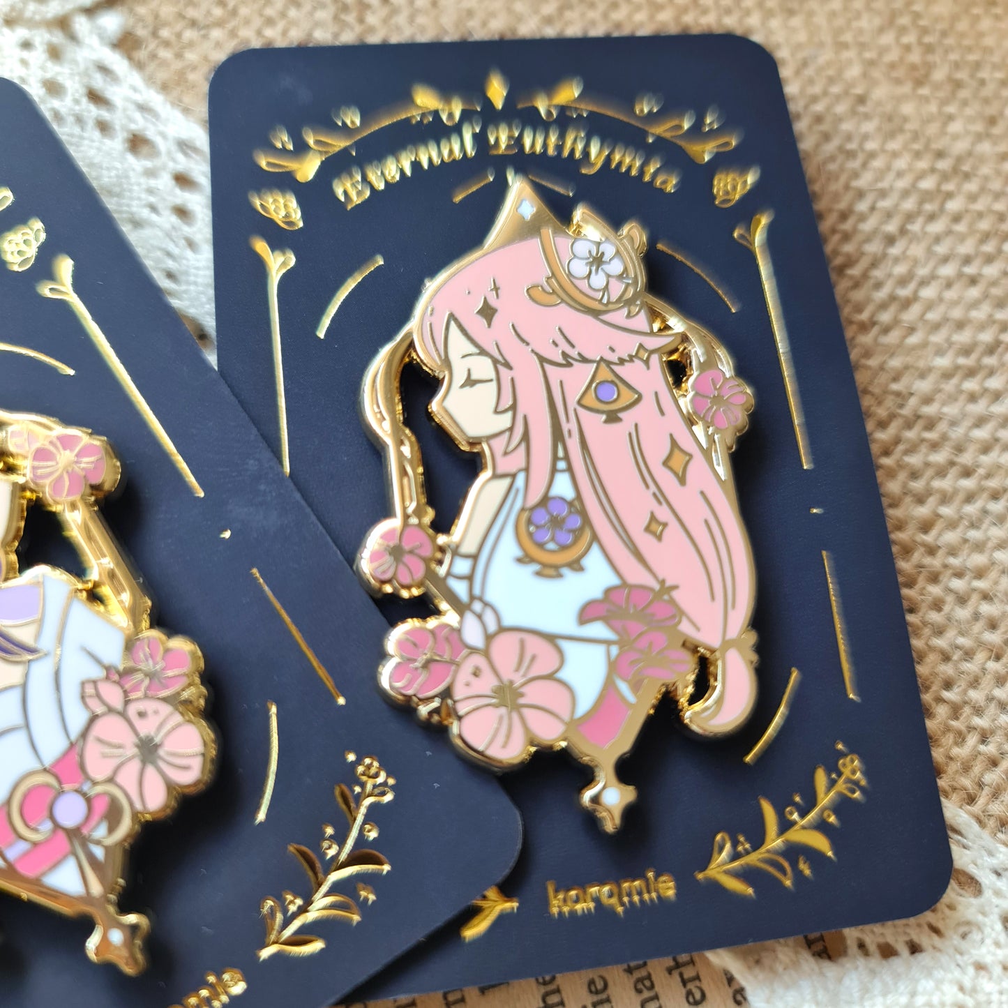 Eternal Euthymia | Genshin Impact Raiden Shogun Yae Miko Enamel Pin