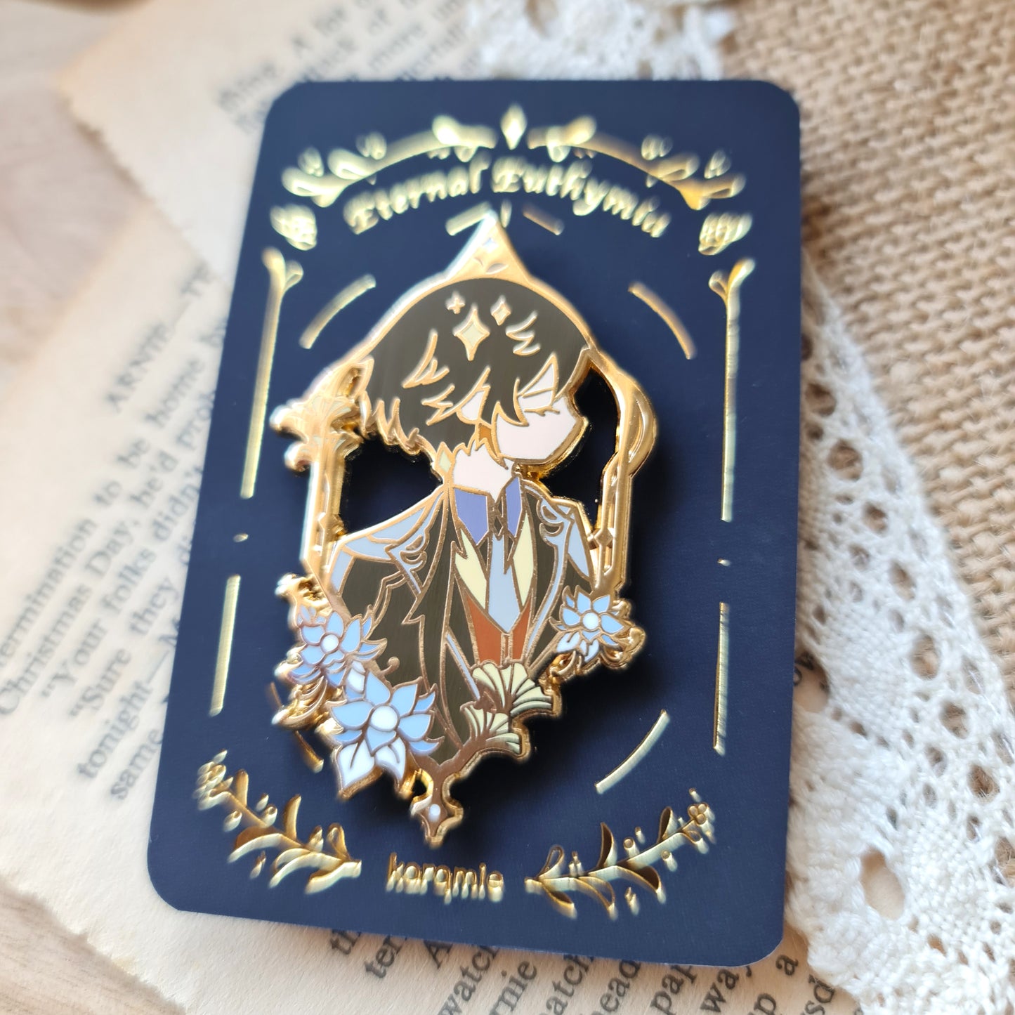 Eternal Euthymia | Genshin Impact Zhongli Childe Enamel Pin