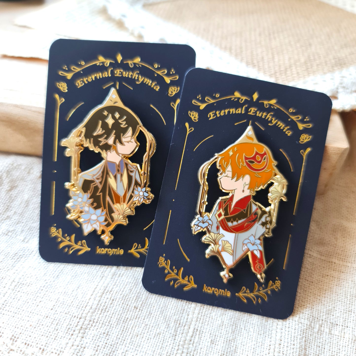 Eternal Euthymia | Genshin Impact Zhongli Childe Enamel Pin