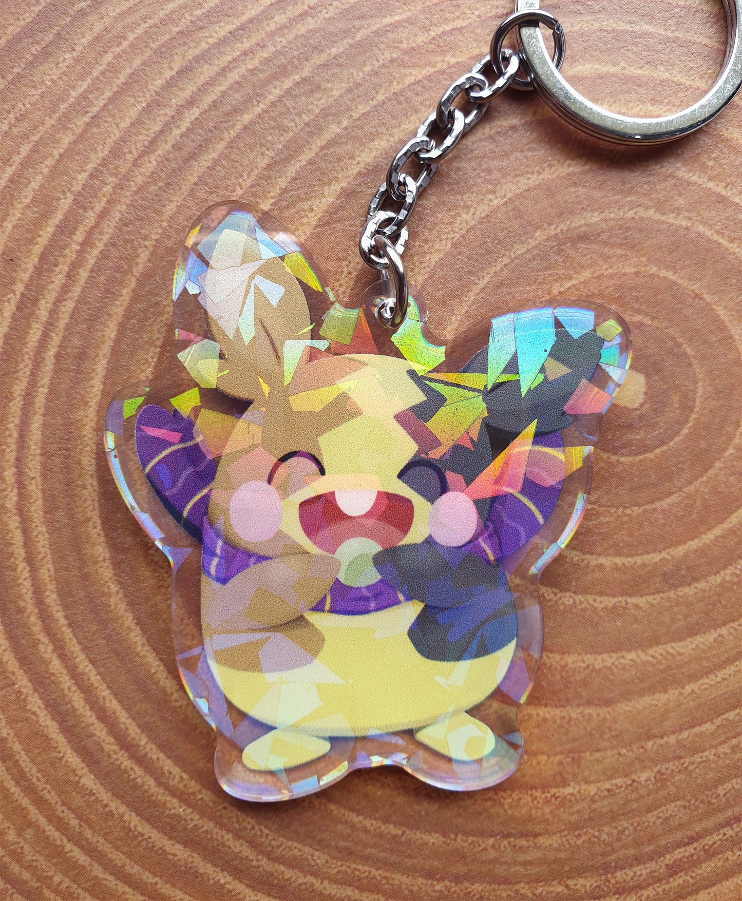 Galarian Pokemon Holographic Acrylic Charm