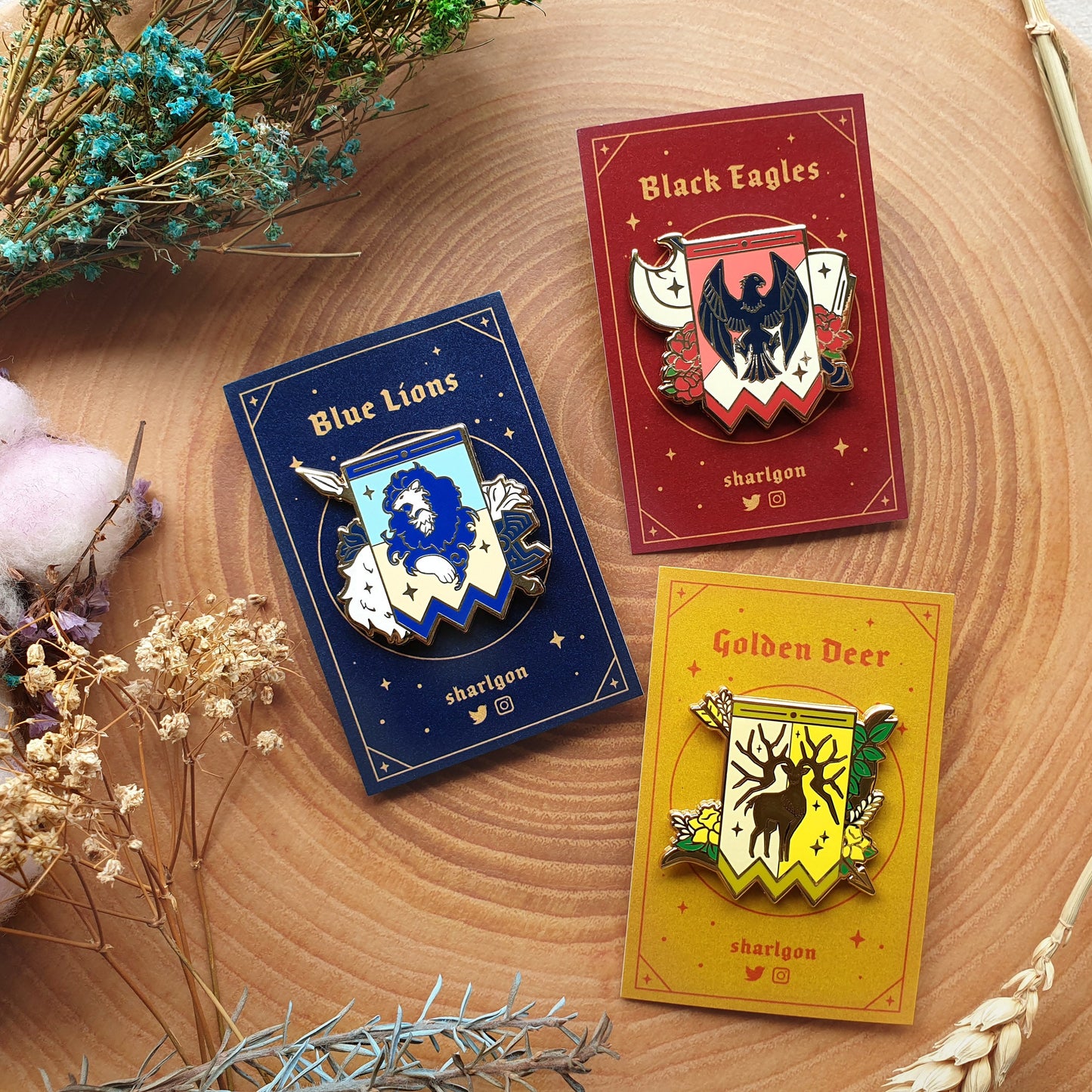 Fire Emblem Three Houses House Badge Enamel Pin