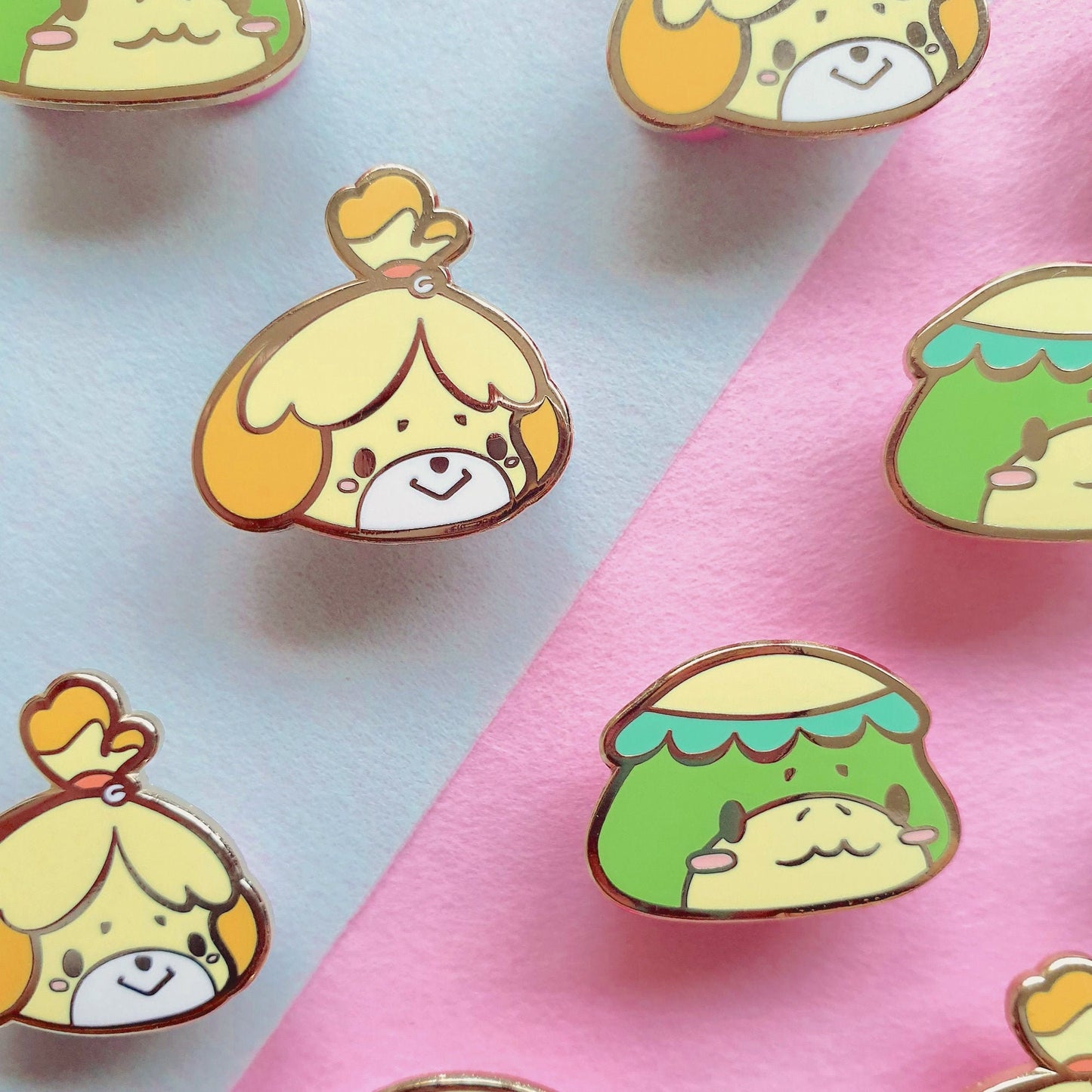 Animal Crossing Baby Isabelle Kappn Enamel Pin