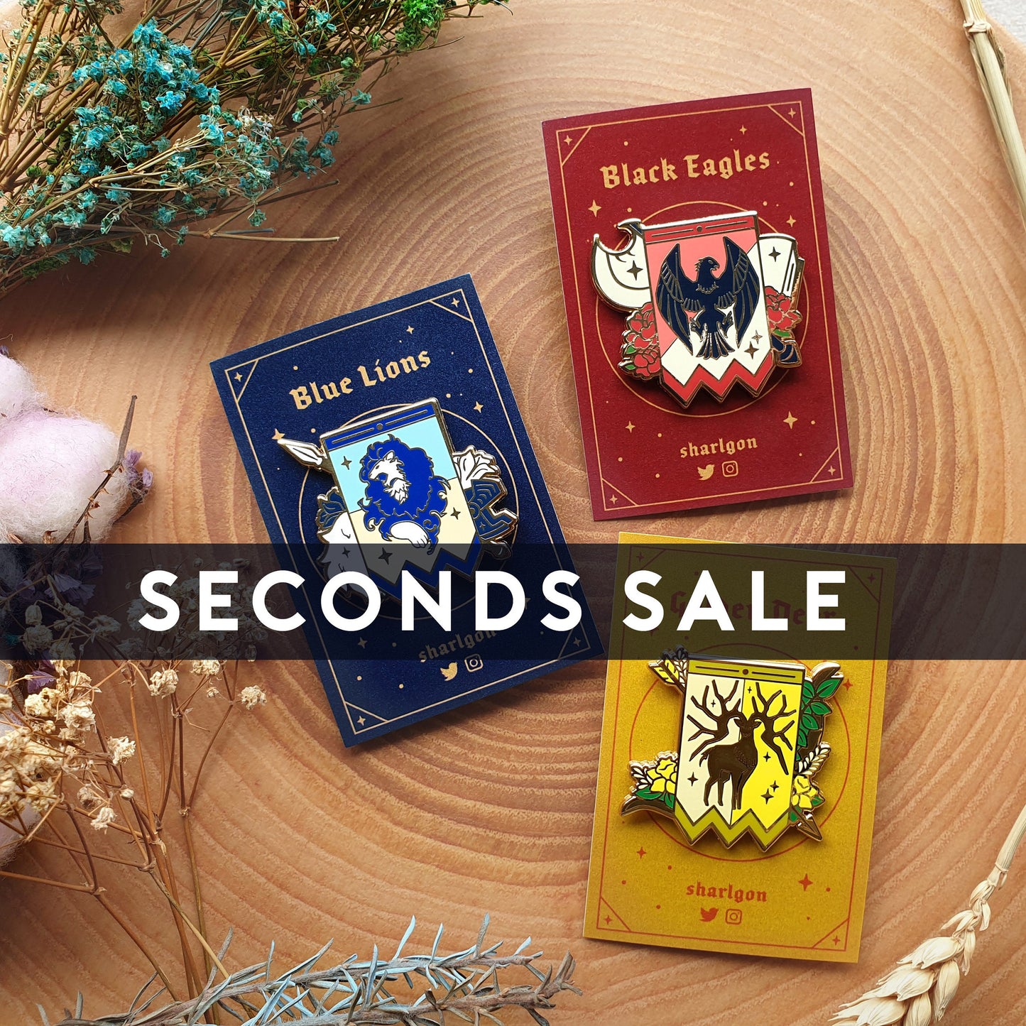 Seconds | Fire Emblem Three Houses House Badge Enamel Pins
