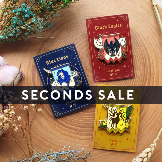 Ships from 22 June | Seconds | Fire Emblem Three Houses House Badge Enamel Pins