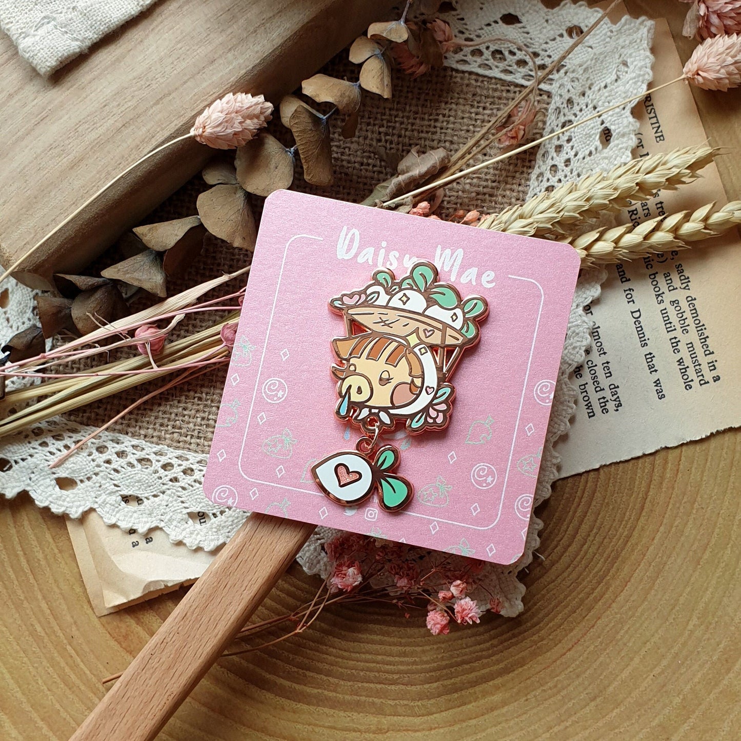 Animal Crossing Daisy Mae Enamel Pin