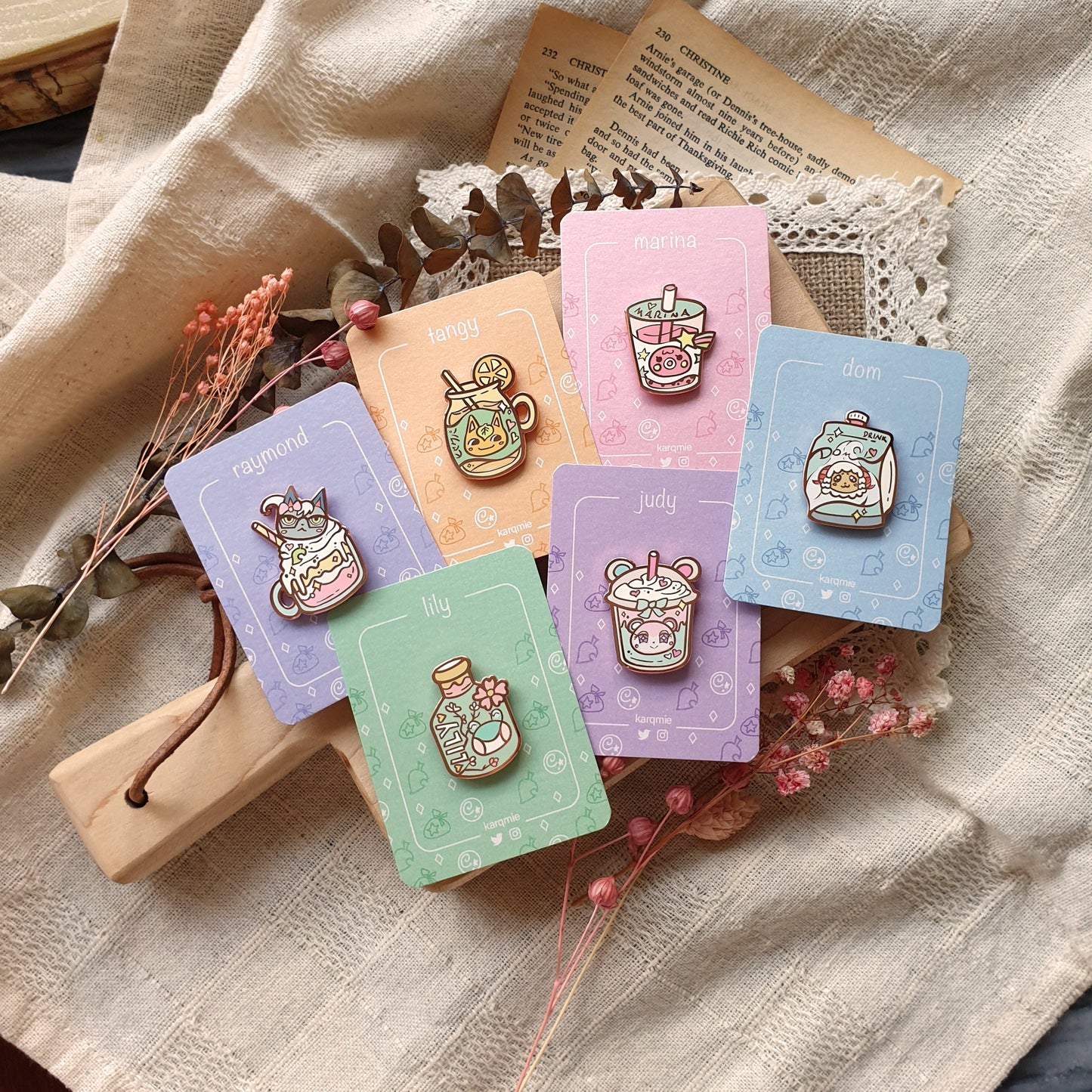 Animal Crossing Raymond Judy Enamel Pin