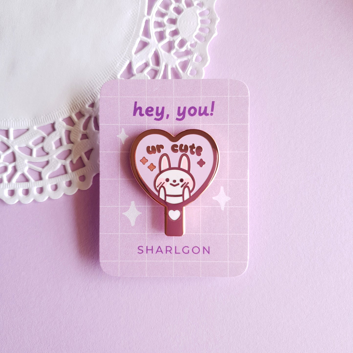 Hey you <3 Self Love Enamel Pins