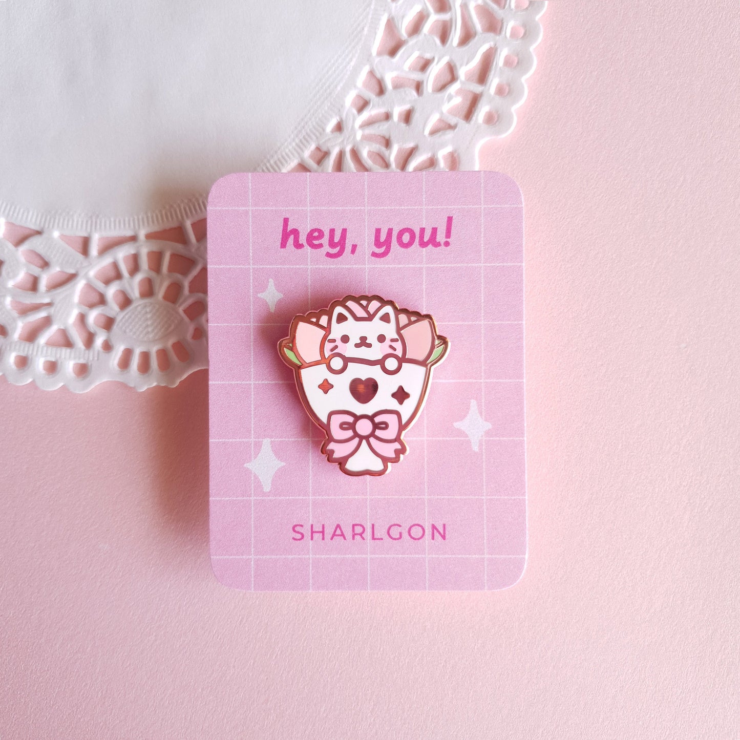 Hey you <3 Self Love Enamel Pins