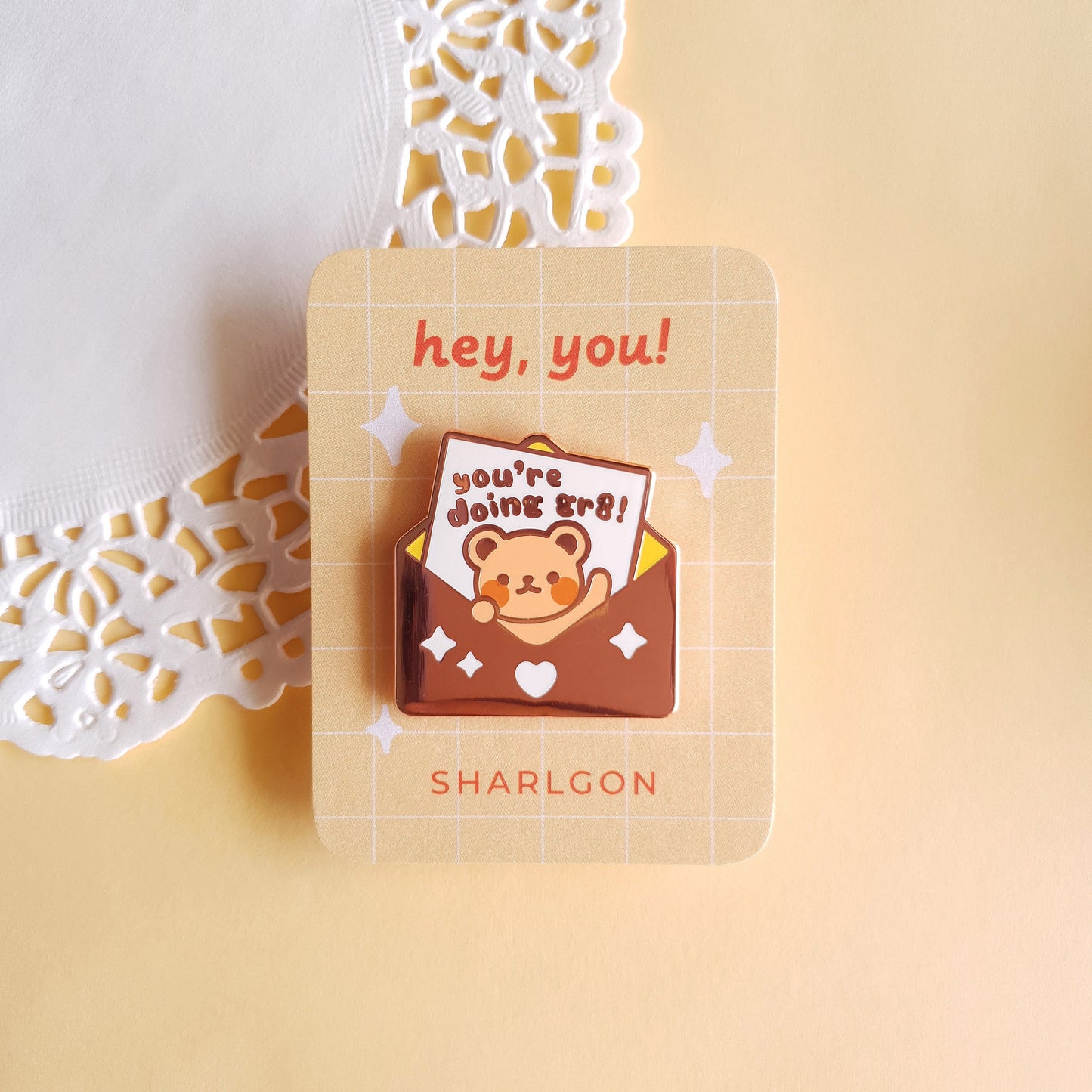 Hey you <3 Self Love Enamel Pins