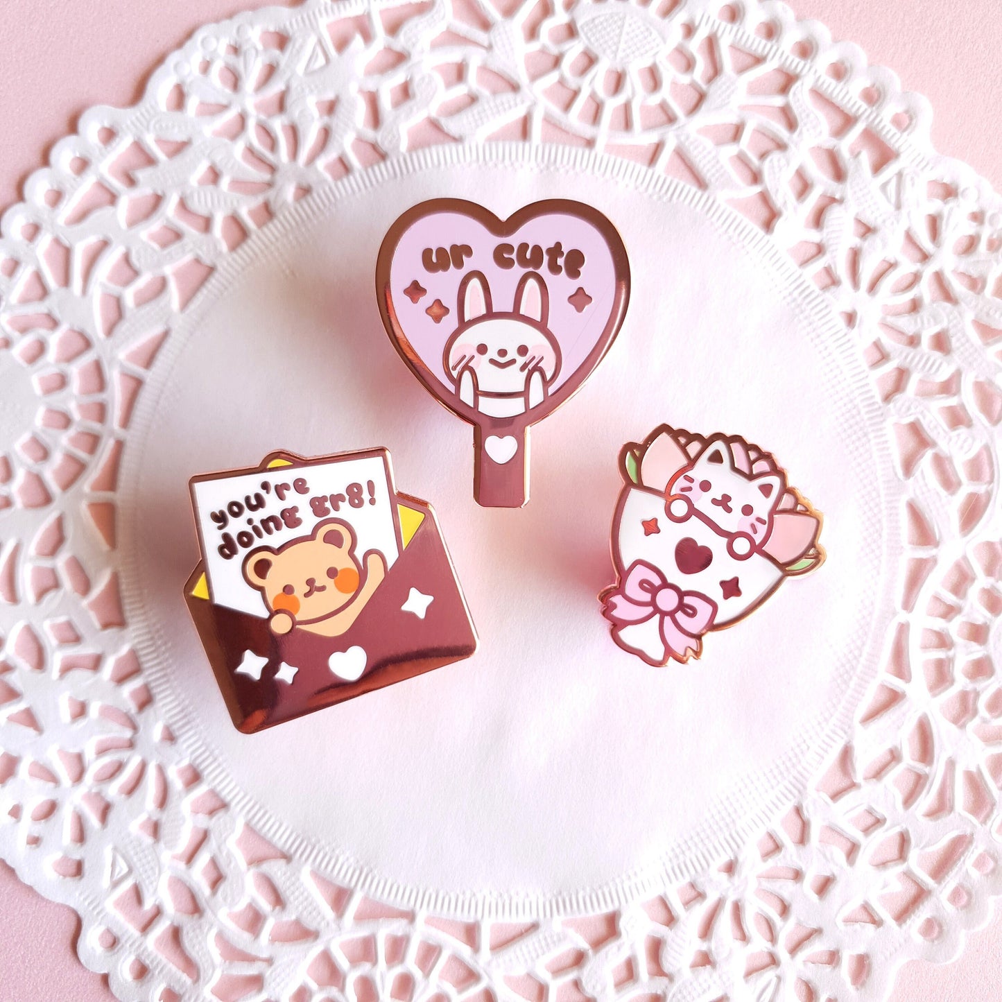 Hey you <3 Self Love Enamel Pins