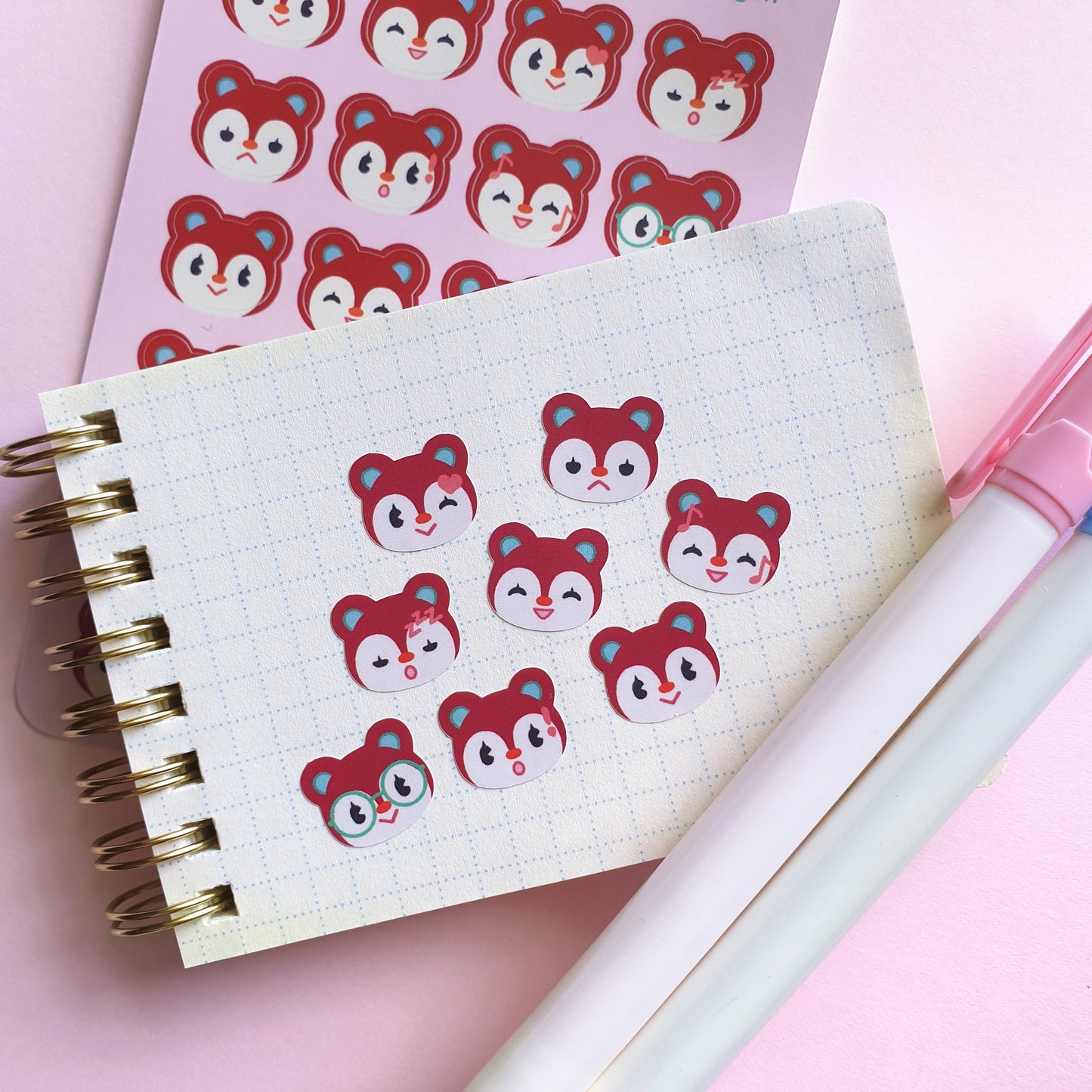 Animal Crossing Babyface Mini Deco Sticker Sheet | Series 1