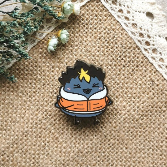 HQ Year 2s Karasuno Winter Birb Enamel Pin