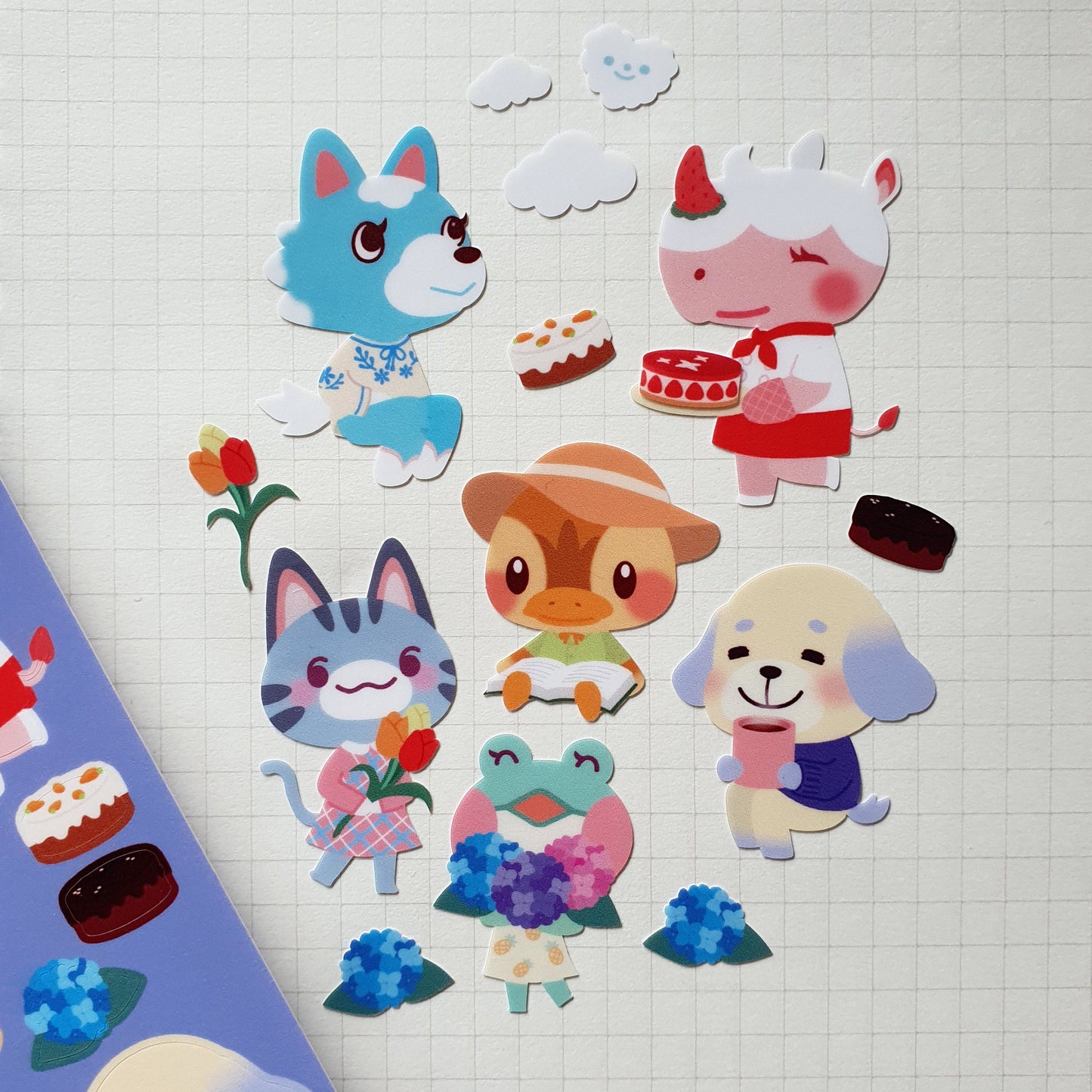 Animal Crossing A Day Off Deco Sticker Sheets
