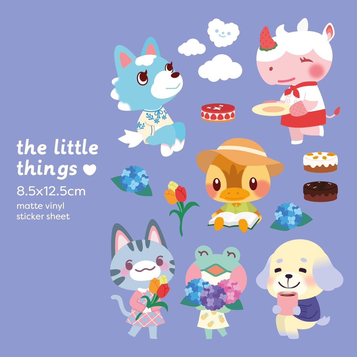 Animal Crossing A Day Off Deco Sticker Sheets