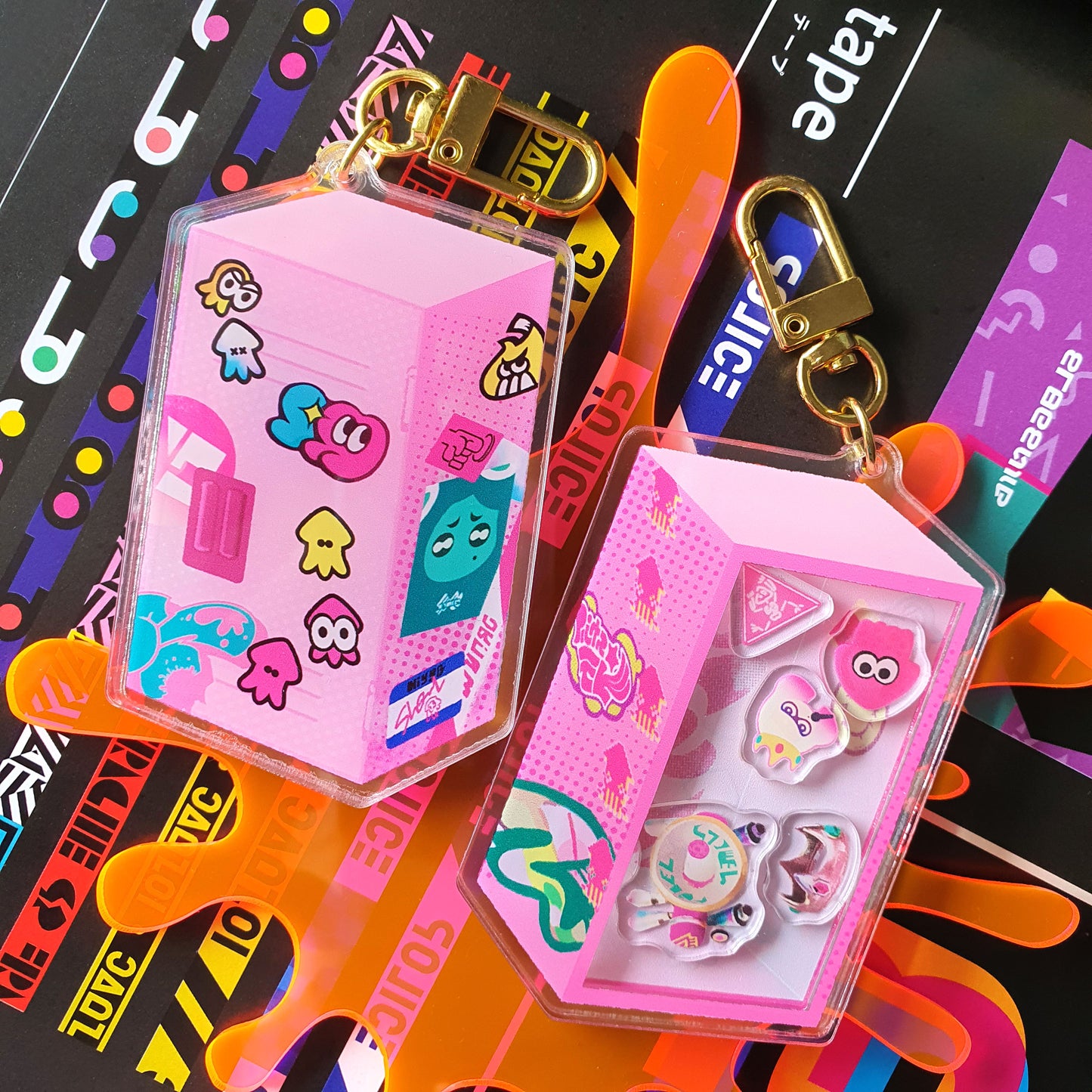 Pearl & Marina Locker Acrylic Shaker Charm