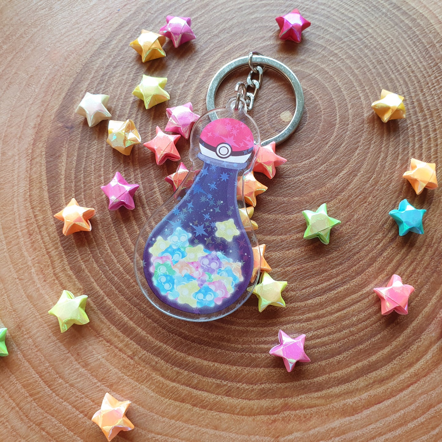 Miniors Wishing Star Holographic Acrylic Charm