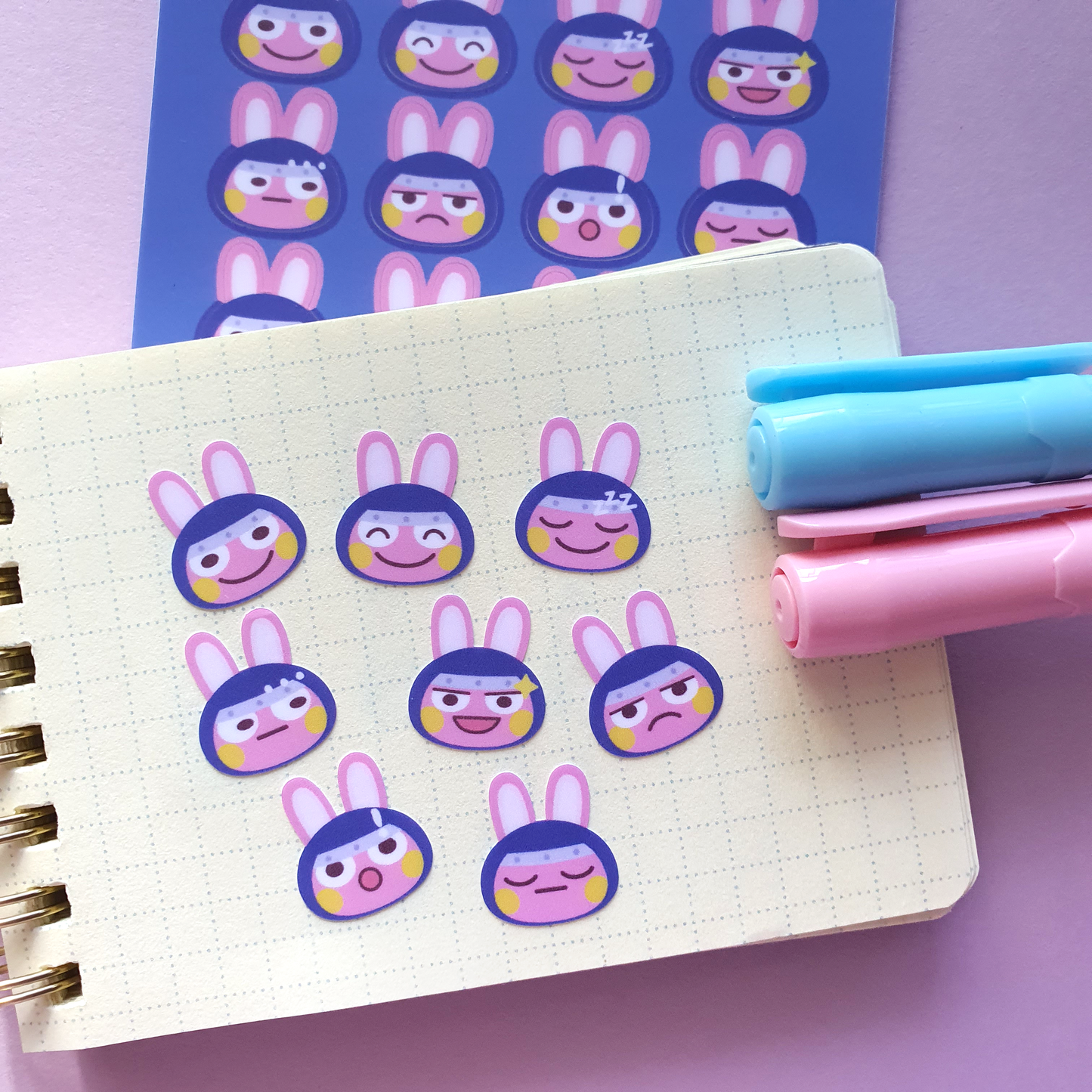 Animal Crossing Babyface Mini Deco Sticker Sheet | Series 2