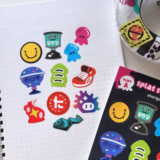 Splat Mini Sticker Sheets