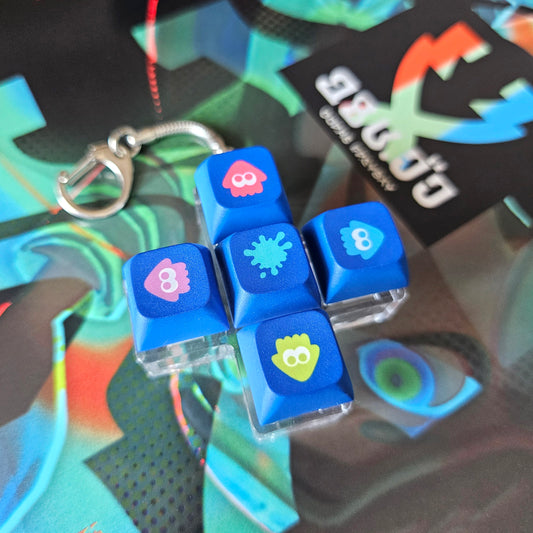 Splatoon Squid D-pad Keycap Charm